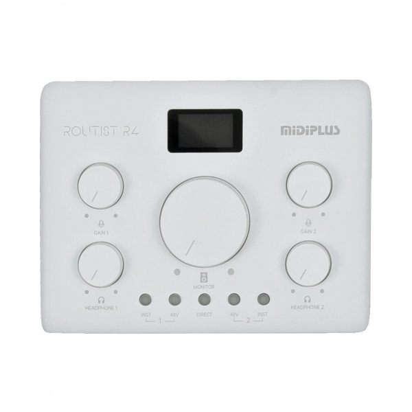 Midiplus Routist R4 - Interface de Áudio USB Hi End OLED