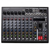 AMW MX10 v2 - Mesa 10 Canais 6 XLR EFX Bluetooth Interface USB
