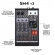 AMW SM4 V3 - Mesa de som 4 canais bluetooth e interface de áudio