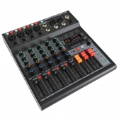 AMW VX6 - Mesa de Som 6 Canais 99 EFX Interface USB OTG LoopBack