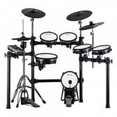 AMW ED11 Pro - Bateria Eletrônica All Mesh Dual Real Hi Hat Condução Tri zone Pratos Dual