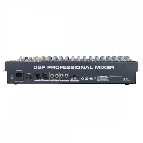 AMW M16 Fx v3 - Mesa de Som 16 Canais com EFX BT Player Sub Out e Interface !