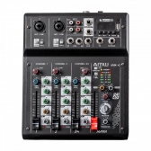 AMW AM4 v2 - Mesa 4 Canais 2 XLR Mp3 Bt Interface de áudio USB