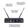 AMW PWM100 v2 - Retorno de Palco sem fio UHF Digital In Ear + Estojo