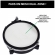 AMW ED6 v4 - Bateria Eletrônica PADs Dual Zone e Pratos Dual + Choke