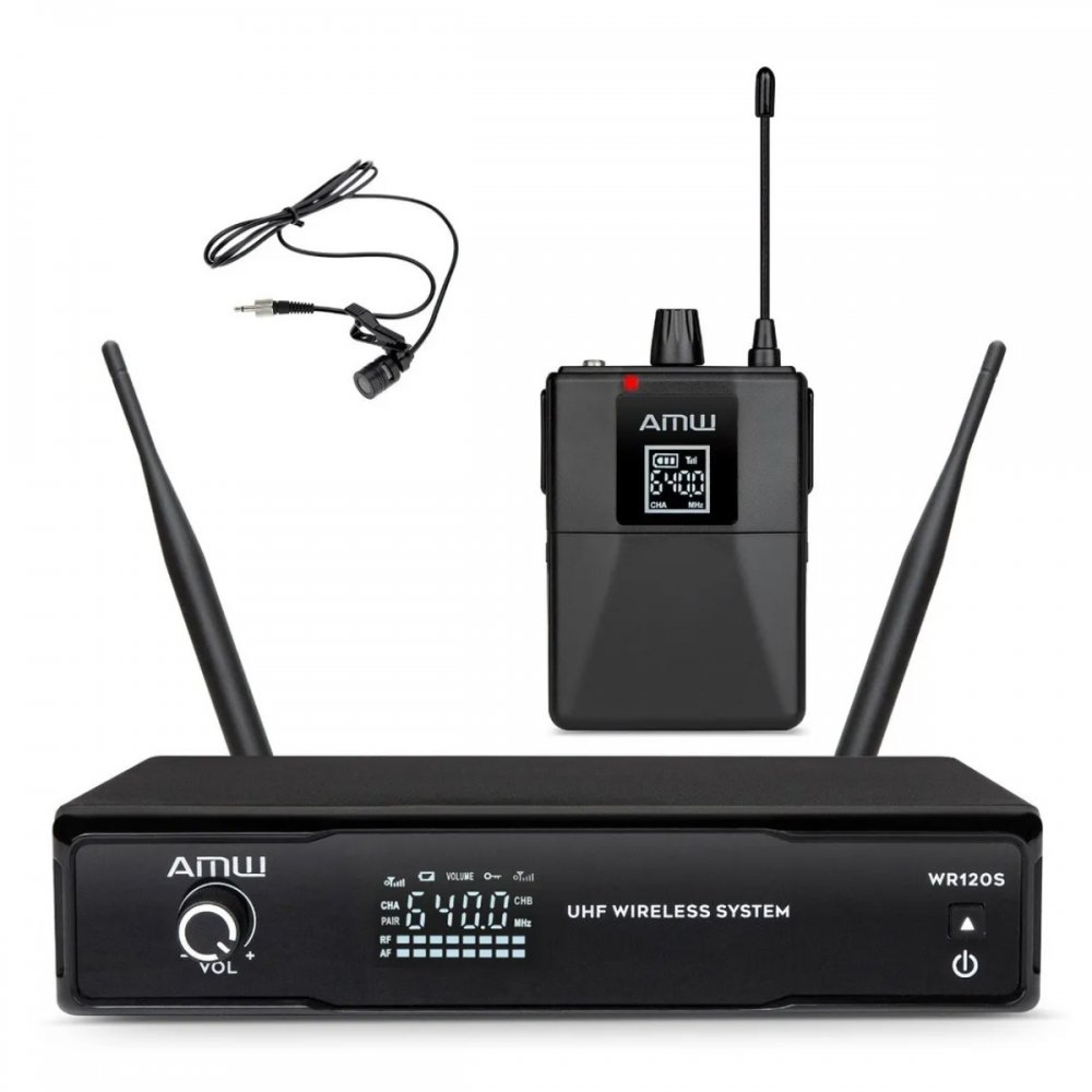 AMW BU50 - Microfone Sem Fio Bodypack UHF Digital