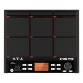 AMW Spad Pro - Sampler PAD Percussão 9 PADs Sons Externos SD 512 MB
