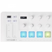 Arturia Minilab V3 Alpine W - Teclado Controlador Midi USB 25 Teclas e Display
