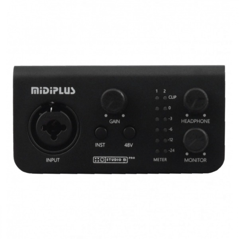 Midiplus Studio M Pro Black - Interface de Áudio USB Asio