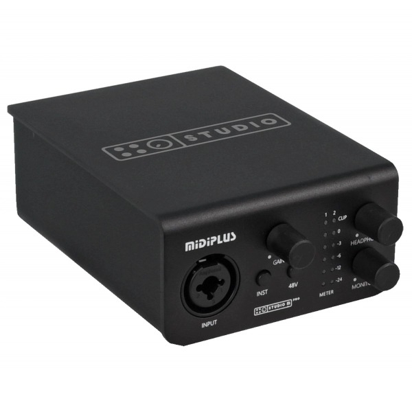 Midiplus Studio M Pro Black - Interface de Áudio USB Asio