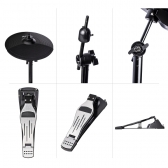AMW ED6 v4 - Bateria Eletrônica PADs Dual Zone e Pratos Dual + Choke