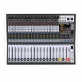 AMW AG16 v2 - Mesa de Som 8 Canais 99 Efeitos DSP BT Interface USB e Faders de 100mm