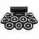 AMW RD1 - Bateria Eletrônica Roll On Com Dois Alto falantes, acessórios e 7 timbres