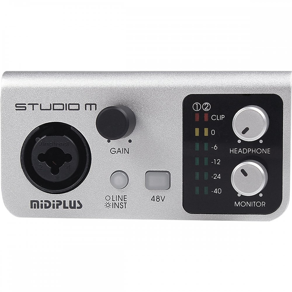 AMW Midiplus Studio M - Interface de Audio USB 192K 24b