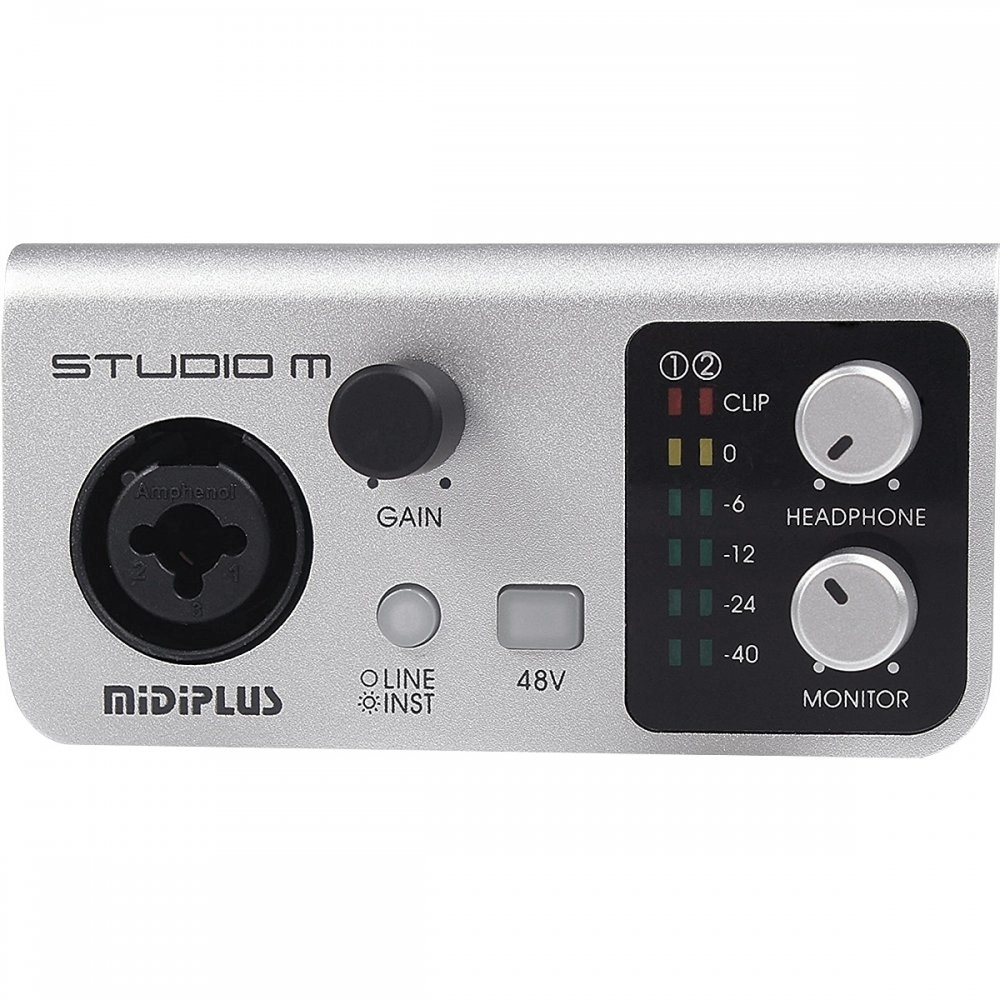 AMW Midiplus Studio M - Interface de Audio USB 192K 24b