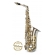 Milano Saxofone Alto - Eb Niquelado Com Dourado C/ Estojo Loja