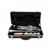 Trompete Milano - Premium Prateado Bb Si Bemol + Estojo XTR006