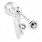 Trompete Milano - Premium Prateado Bb Si Bemol + Estojo XTR006