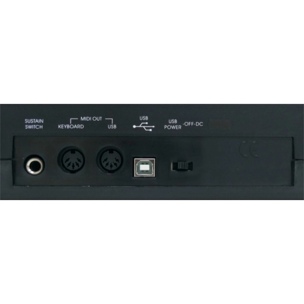 AMW P61X BLACK - Teclado Controlador Midi USB 61 Teclas c/ Pads