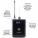 AMW PWM100 v2 - Retorno de Palco sem fio UHF Digital In Ear + Estojo