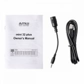 AMW Mini 32 Plus Black - Teclado Controlador Midi USB