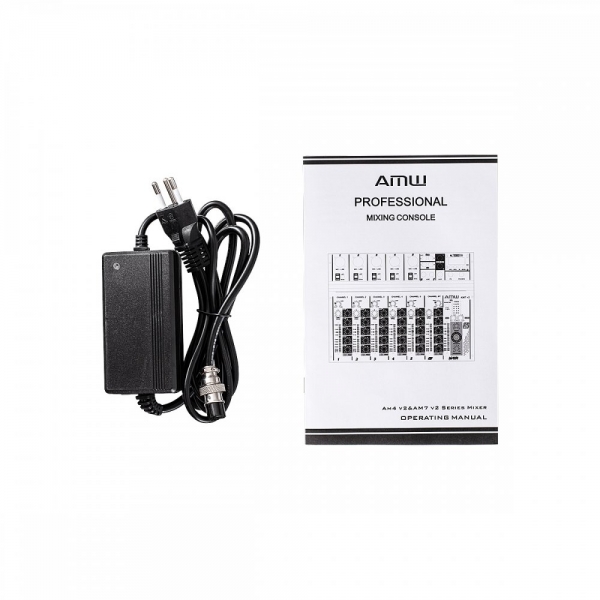 AMW AM4 v2 - Mesa 4 Canais 2 XLR Mp3 Bt Interface de áudio USB