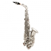 Milano Saxofone Alto - Niquelado Eb Mib + Estojo + Acessórios