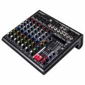 AMW MX8 v2 - Mesa  8 Canais 6 XLR Bluetooth EFX Interface USB