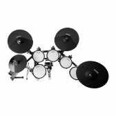 AMW ED11 Pro - Bateria Eletrônica All Mesh Dual Real Hi Hat Condução Tri zone Pratos Dual