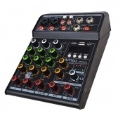 AMW PCM4 v2 Mesa de Som Compacta 4 Canais Echo XLR Interface - AMW PCM4 v2