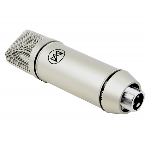 Amw AMC2 - Microfone Condensador XLR FET 34mm Banhado a Ouro + Shockmount