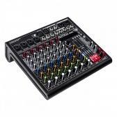 AMW MX8 v2 - Mesa  8 Canais 6 XLR Bluetooth EFX Interface USB