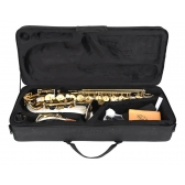 Milano Saxofone Alto - Eb Niquelado Com Dourado C/ Estojo Loja